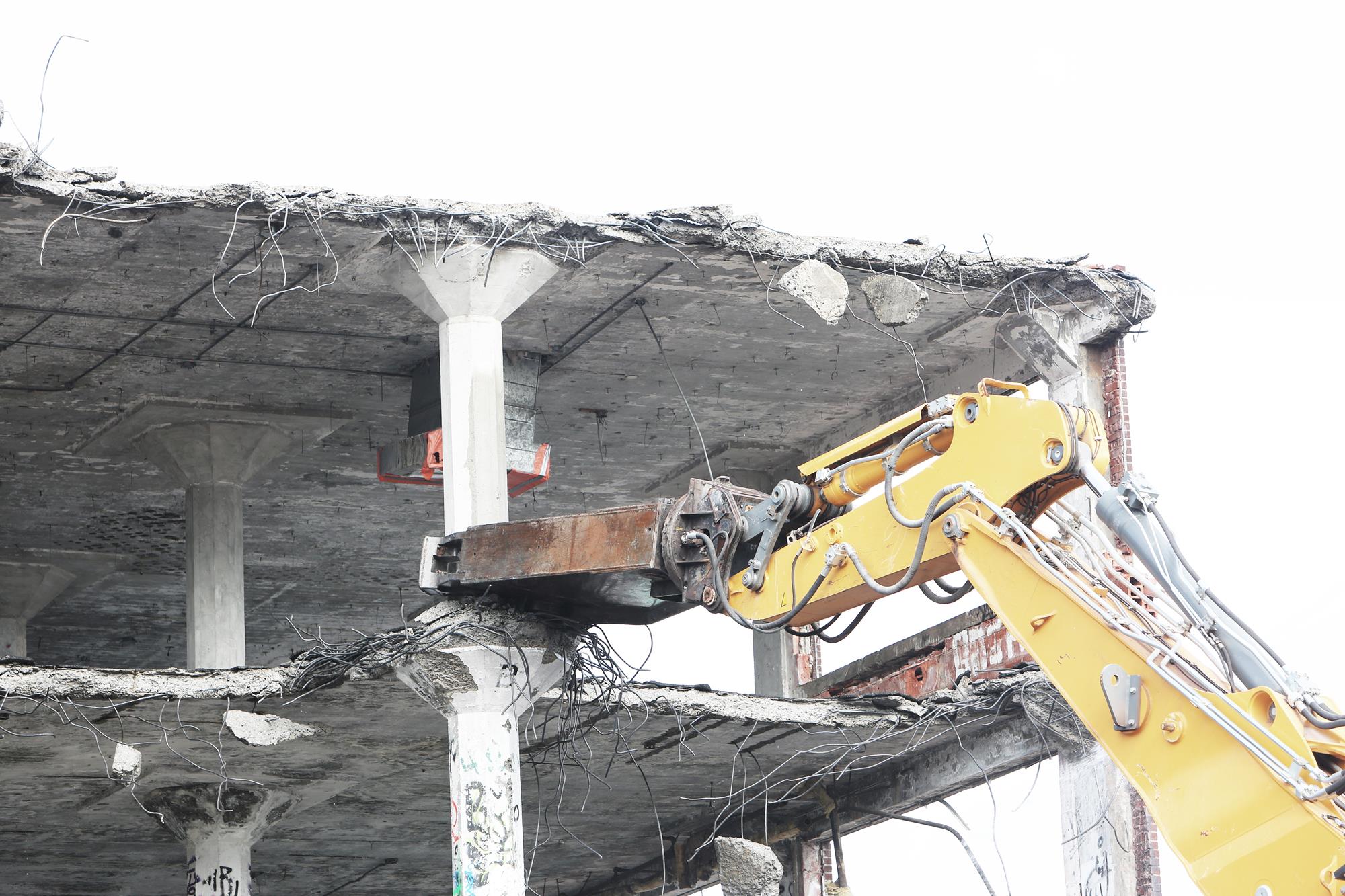 Abbruch Baustelle